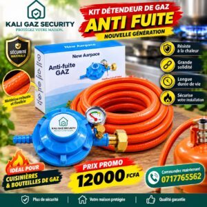 Kit détendeur de gaz Anti Fuite